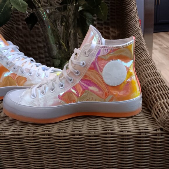 UNISEX Converse Chuck 70 High Hi-Vis Iridescent - Picture 4 of 10